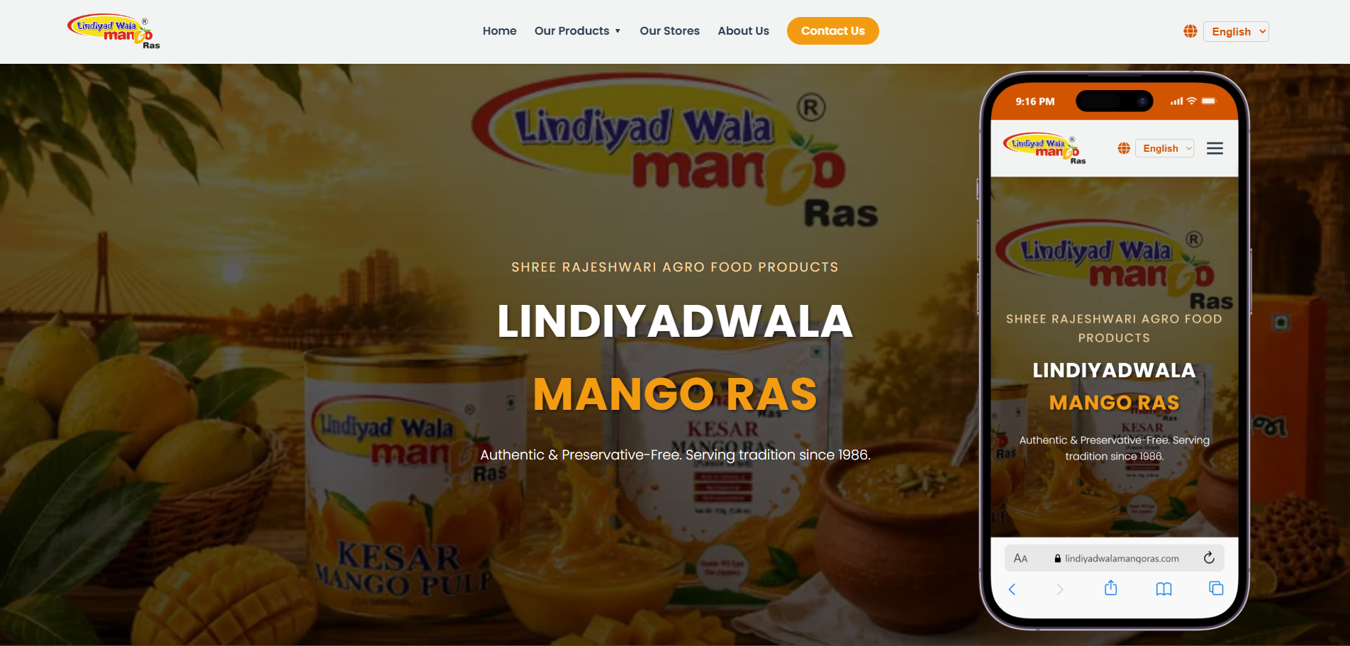 Mango Ras Website